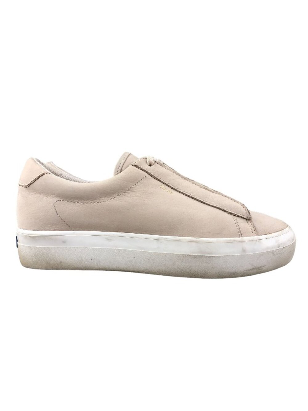 Keds Women's Size 9 Rise Metro Beige Nubuck Lace-Up Closed Toe Casual Sneakers